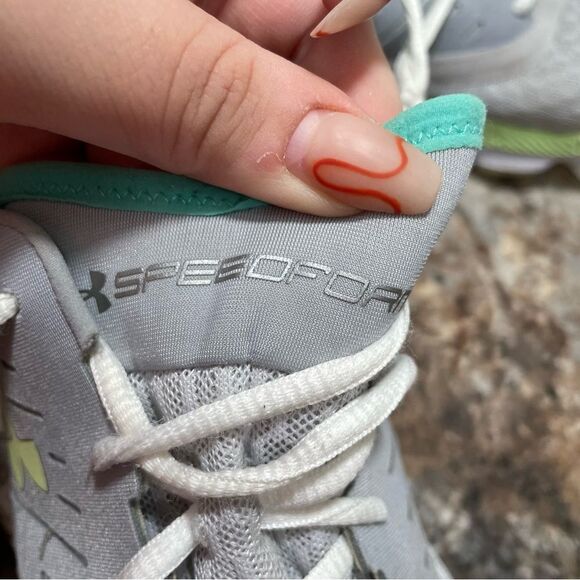 Under Armour Soeedform Grey Athletic Running Shoes - Picture 7 of 8